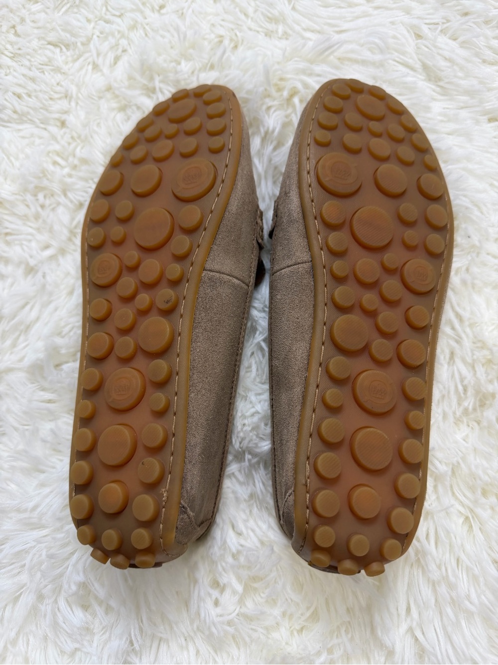 Born Suede Moccasin Loafers – Taupe Slip‑On Comfort Shoes size 8.5 M - Picture 4 of 5